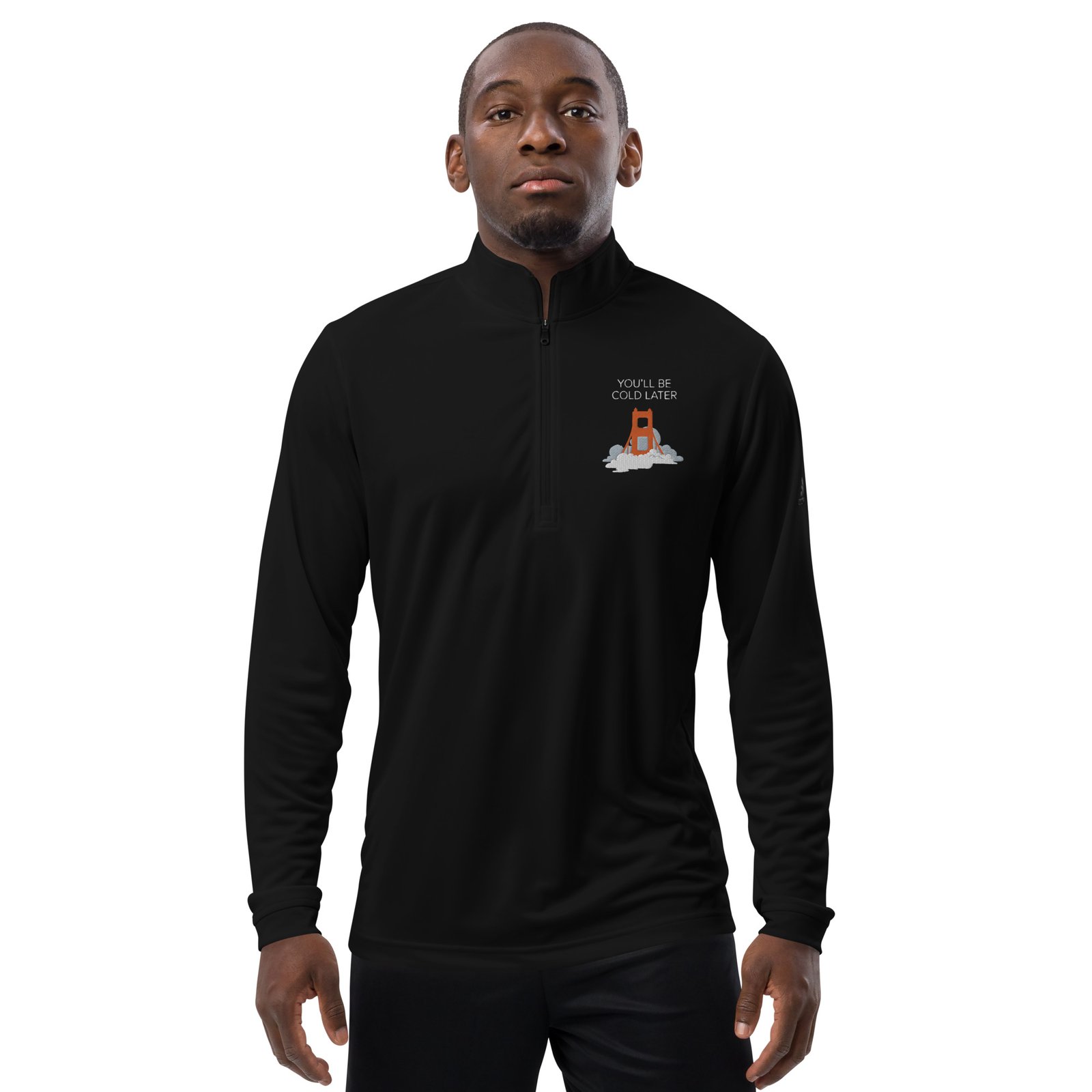 GG BRIDGE - Quarter zip pullover | YOU'LL BE COLD LATER