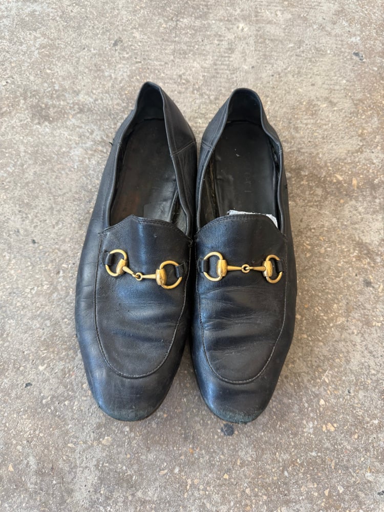 Image of Gucci Brixton Horsebit Loafers 