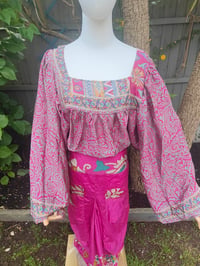 Image 5 of Gypset smock top tunic - pinks