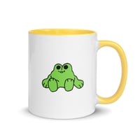 Image 1 of Birthday Frog - Mug with Color Inside