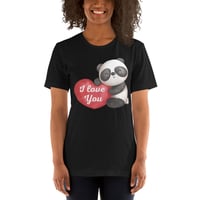 I love You, Panda Short-Sleeve Unisex T-Shirt