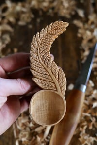 Image 5 of Forest Fern Leaf Coffee Scoop