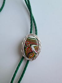 Image 3 of Rainbow Calsilica Bolo Tie