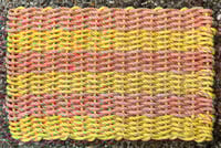 Image 1 of Orange & Yellow - Two Tone - 21 Fathom - Lobster Rope Mat