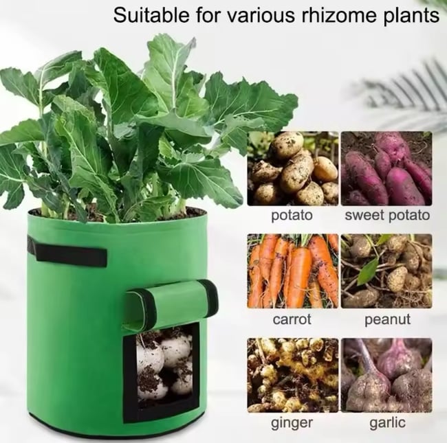 1PC Felt Potato Planting Bag