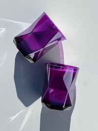 Image 1 of PURPLE GEO CANDLE