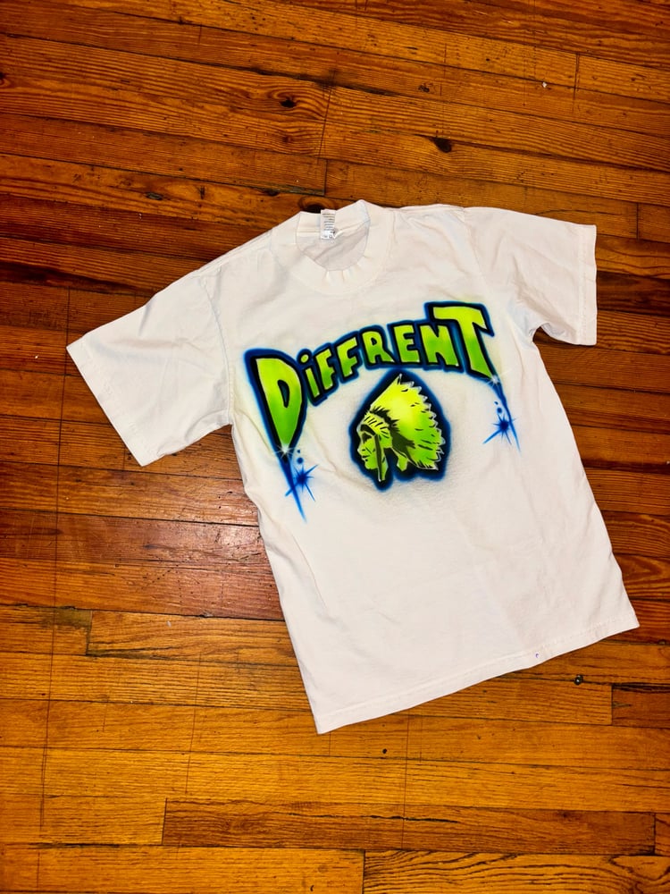 Image of White Airbrush Tee 