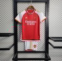 Image 1 of Arsenal 23/24 Home Kids Kit