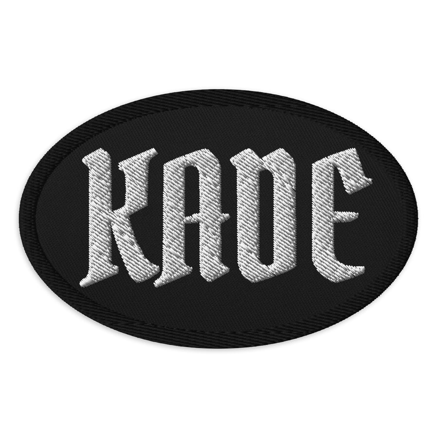 Image of Officially licensed Leigh Rivers  Kade Embroidered patches 