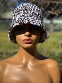 Image 3 of Brown & White Bucket Hat