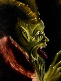 "Merry Krampus" on Fine Art Paper