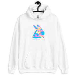 Image of Yena Womens Guide™️ YWG Worldwide “COTTON CANDY” Luxury Streetwear Hoodie (Snow)