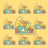 Munchlax & Combee Vinyl Sticker
