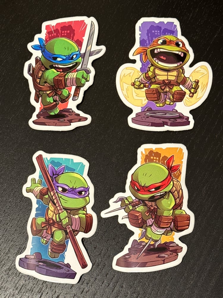 Image of Cowabunga 4 Premium Sticker Pack!