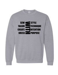 SEW WITH STYLE Sweatshirt -  (Grey) 