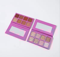 Image 4 of 8 Colors Star Embossing The Dene Highlighter Palette
