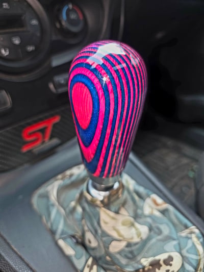 Image of Pink and Blue Shift Knob