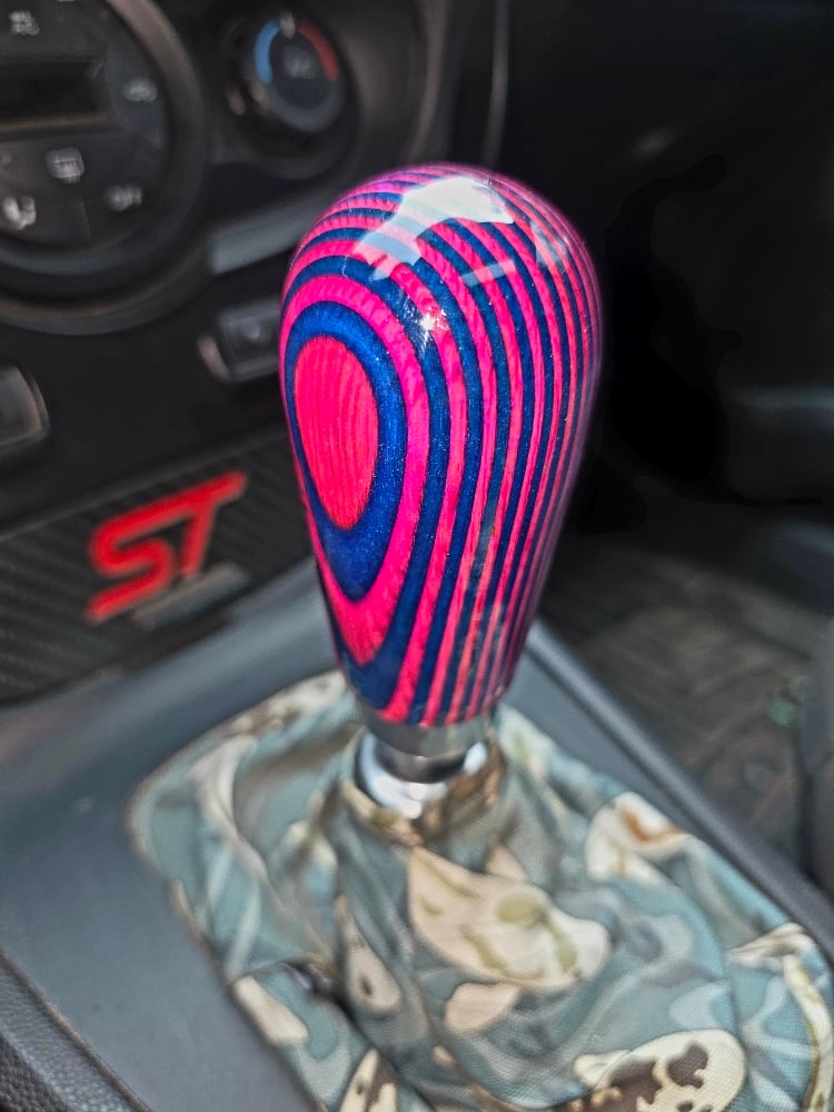 Image of Pink and Blue Shift Knob