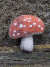 Image 3 of Felted Toadstool Brooch 