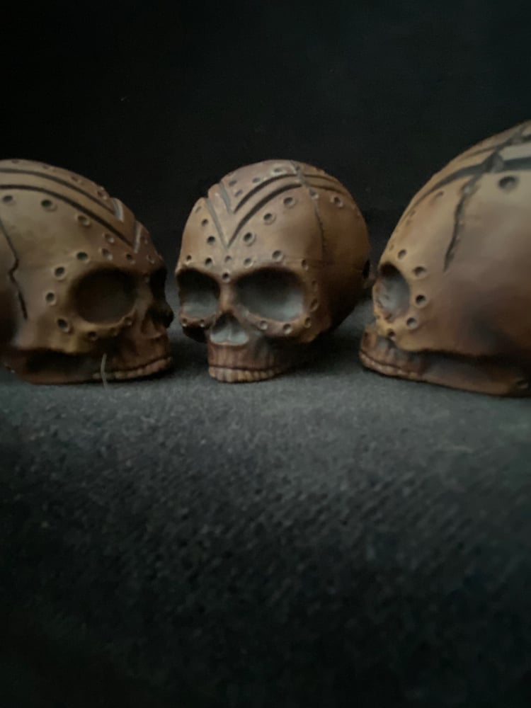 Image of Trophy Skull Pipe - Limited Carving Design and Glaze - Must Be 21 to Purchase