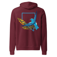 Image 5 of Rooted  Blue Bird Hoodie
