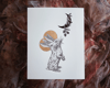 Golden Berry Moon Print