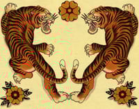 Image 1 of Seeing Double Tiger Prints 