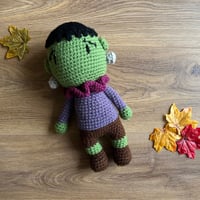 Image 1 of Crochet Frankenstein doll