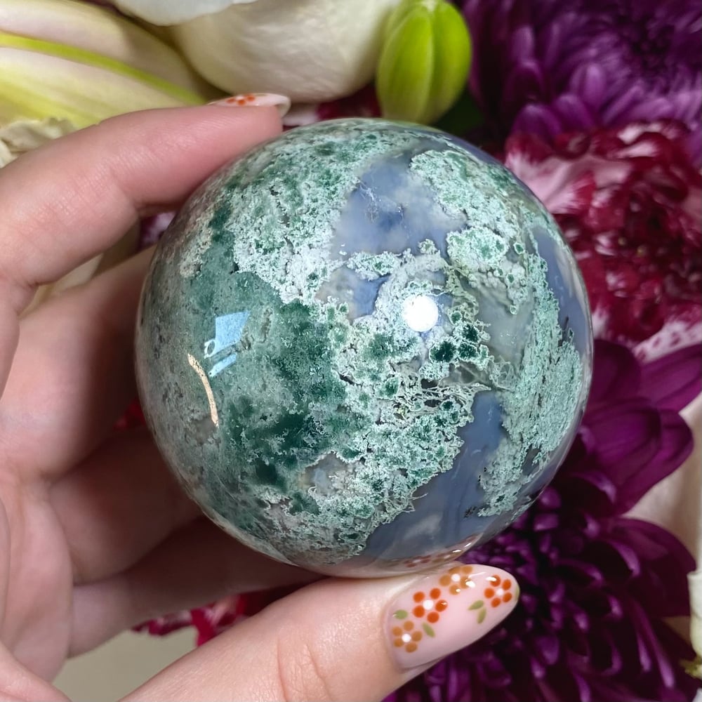 Image of Moss Agate Sphere