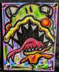 Frog Ghost - 11x14 Original Canvas 