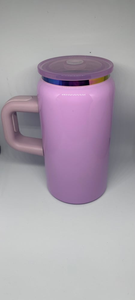 Stainless Steel Handle Tumber - Rainbow Plated