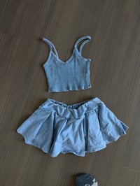 blue two piece set (sz med)