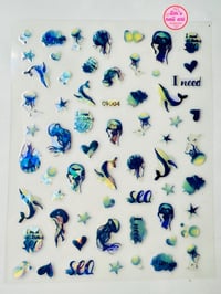 Sea life stickers 
