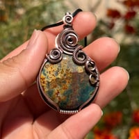 Image 2 of Bloodstone Jasper Pendant 💚