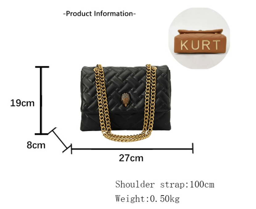  LEATHER KENSINGTON BAG