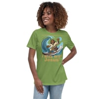 Image 19 of I Ride With Jesus Surfing Dark Women's Relaxed T-Shirt