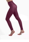 Plum Footless Opaque Tights with Free Postage 