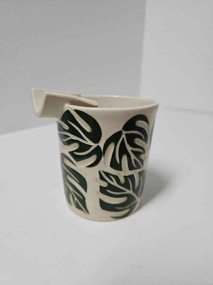 monstera joint ashtray/paint cup (5)