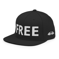 Image 1 of Classic Black FREE Snapback Hat (SS 2025)