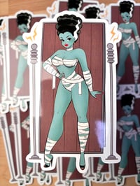 Image 4 of Glamour ghouls vinyl stickers/ a set of 12