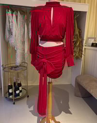 Image 3 of Red Glitter Two-Piece