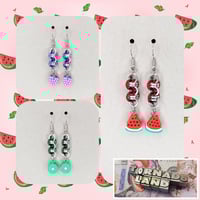 Image 1 of Mini Fruit (Faux) Eraser Earrings
