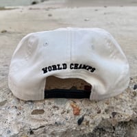 Image 3 of WORLD CHAMPS Cotton Snapback 'Tobacco’