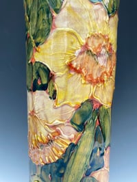 Image 5 of "Daffodil”" lustre flambé vase