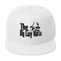 Image 1 of Big Easy Mafia White Snapback Hat