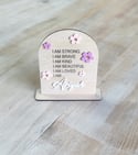 Personalised Affirmation Plaque