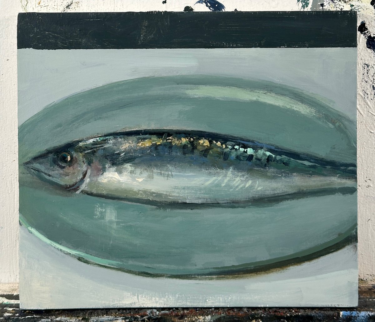 Image of Mackerel on a Plate 