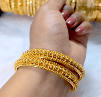 Image 3 of 2 Pieces Gold Plated Bangles Set_GPB_1214