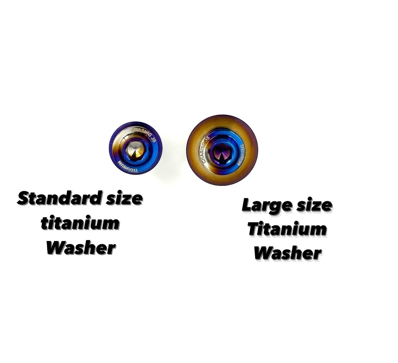 Chasing JS Titanium Fender Hardware/bay bolt kit 6pcs Chasing JS