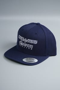 Image 1 of Navy blue snapback hat 